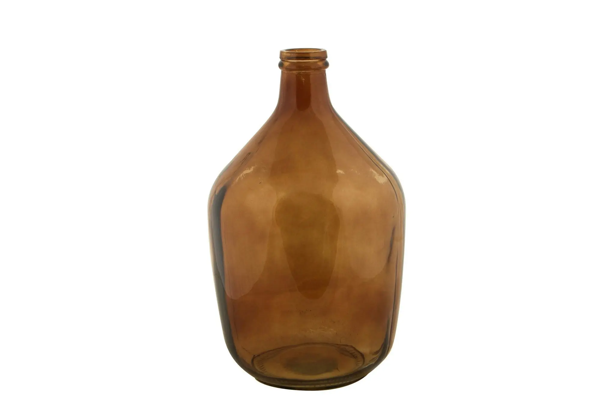 Burch Bottle Neck Glass Vase Burnt Orange 38 x 23 x 23cm