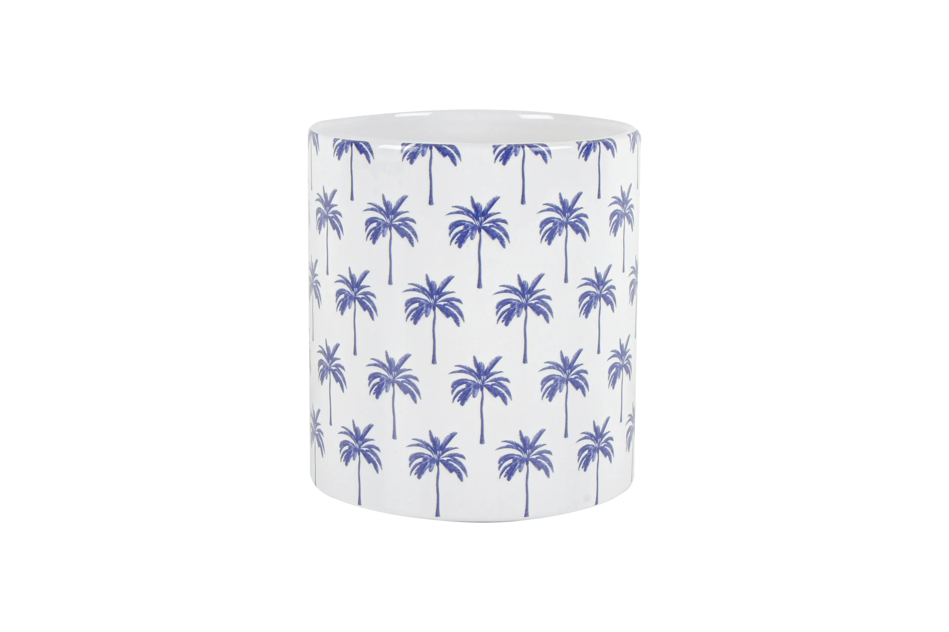 Belize Blue Palm Dolomite Pot 14 x 13 x 13cm