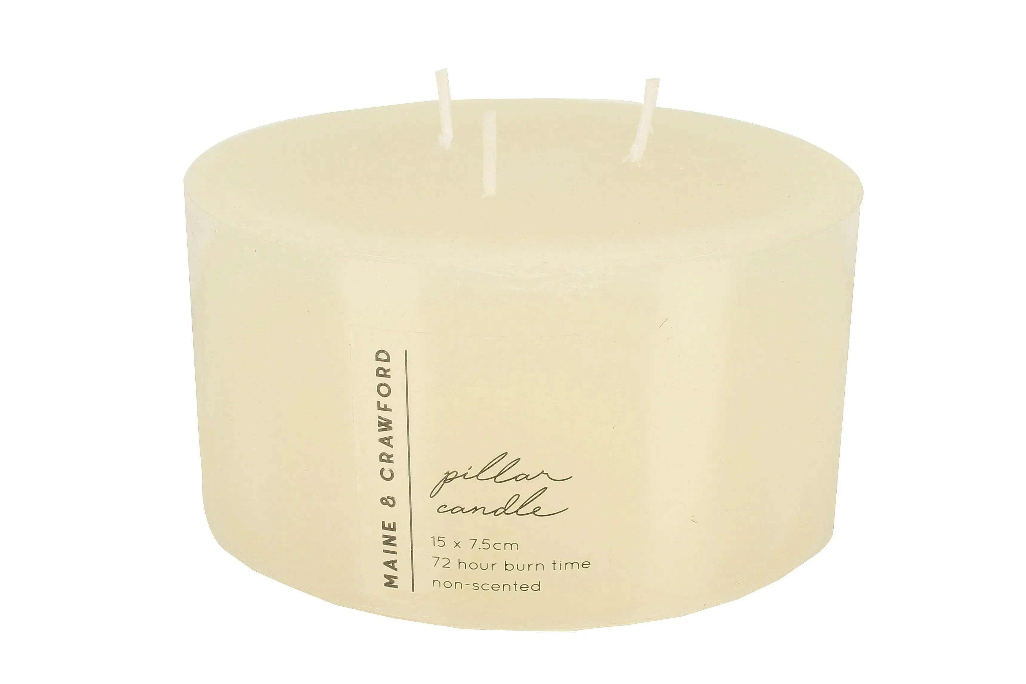 Large 3 Wick Pillar Candle