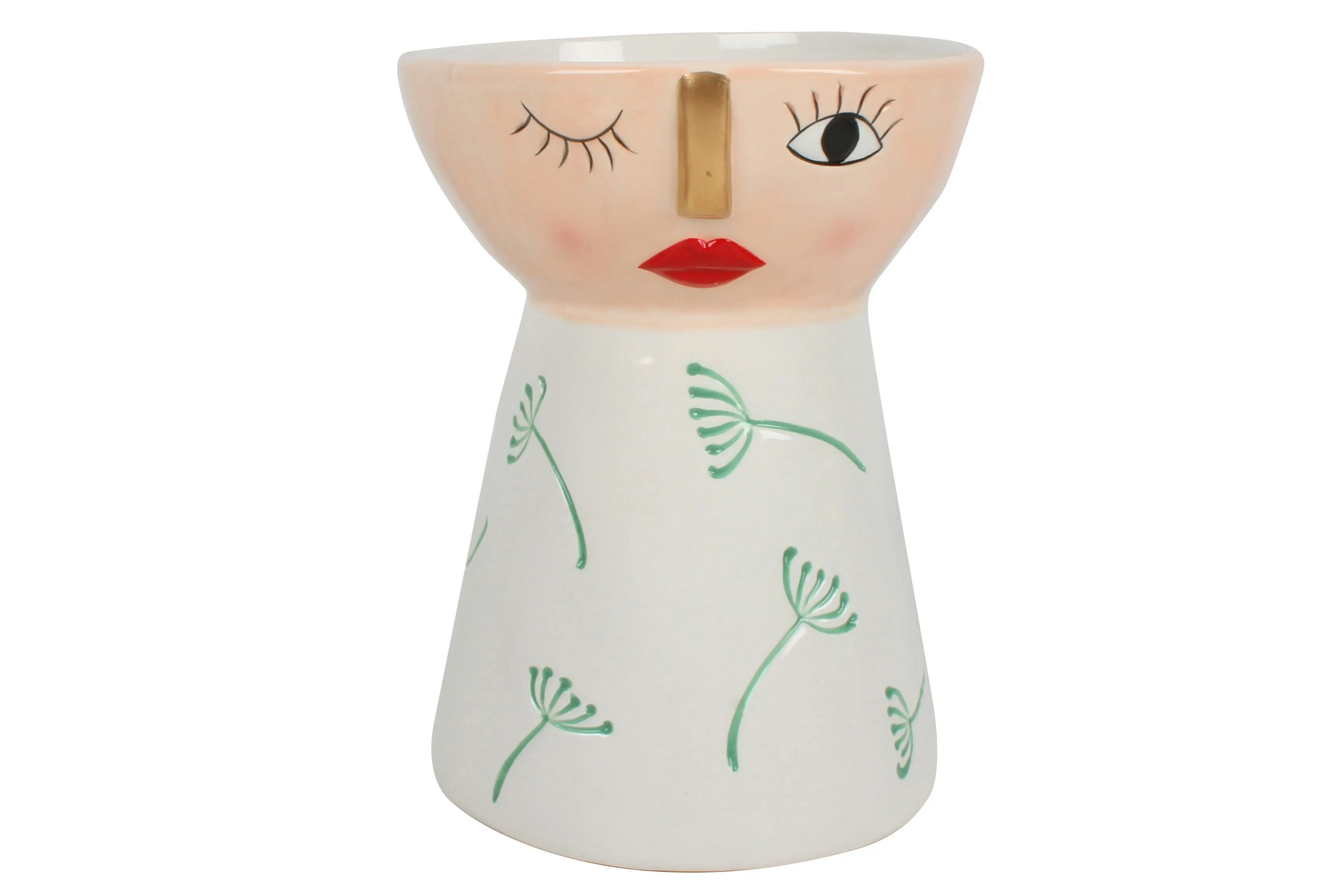 Alice Dolomite Face Vase 22 x 17 x 17cm