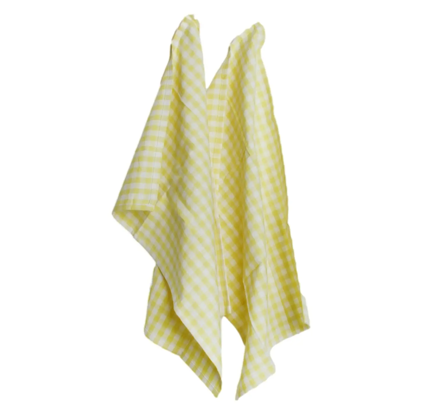 Cyrene Gingham Cotton Tea Towels 2 Pack 60 x 40cm