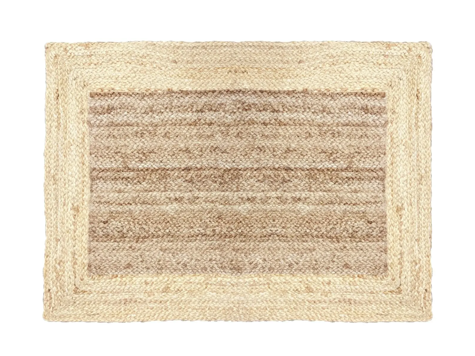 Jasmine Border Jute Rug 90 x 60cm