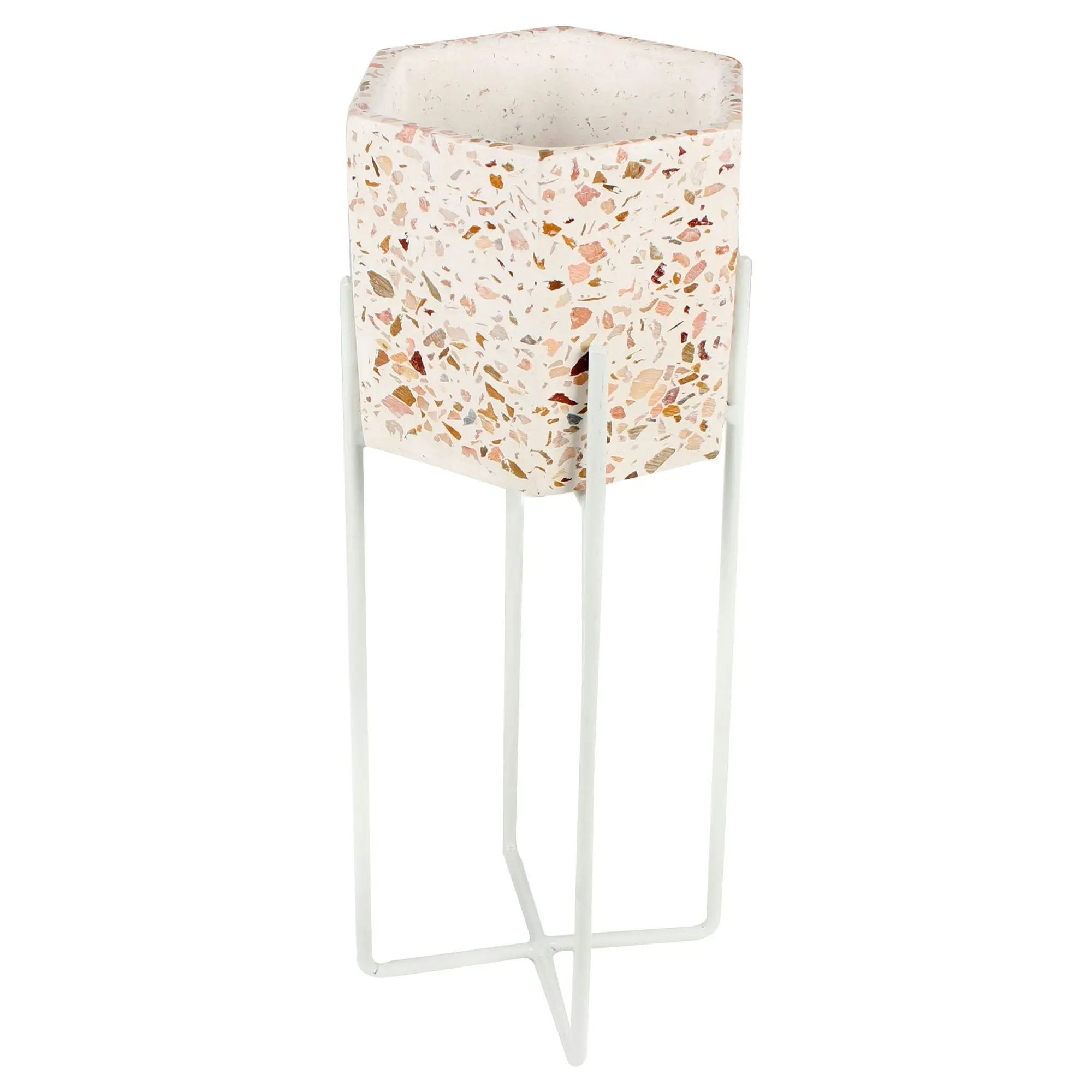 Luca Terrazzo Planter Stand 34 x 14 x 12cm