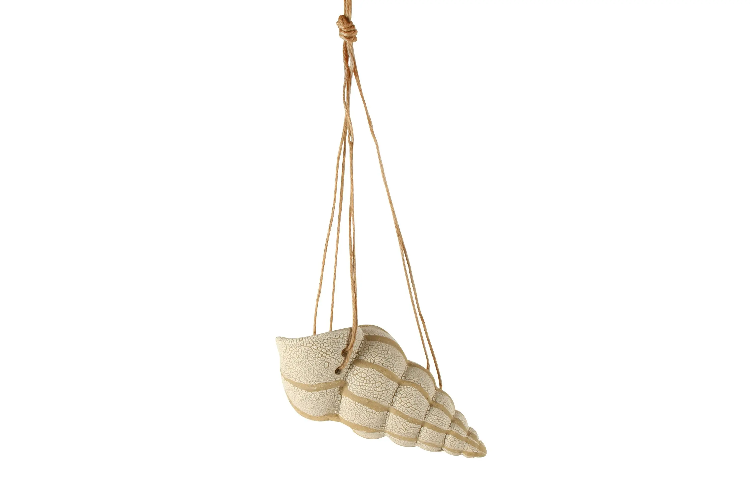 Valentina Seashell Hanging Planter No Hole 19 x 10 x 9cm