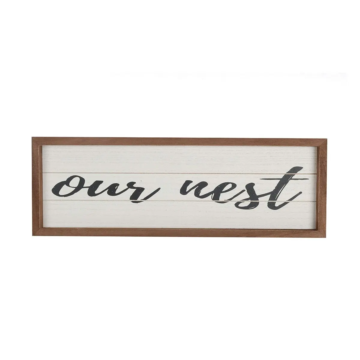 Our Nest Plaque 47 x 16 x 2cm