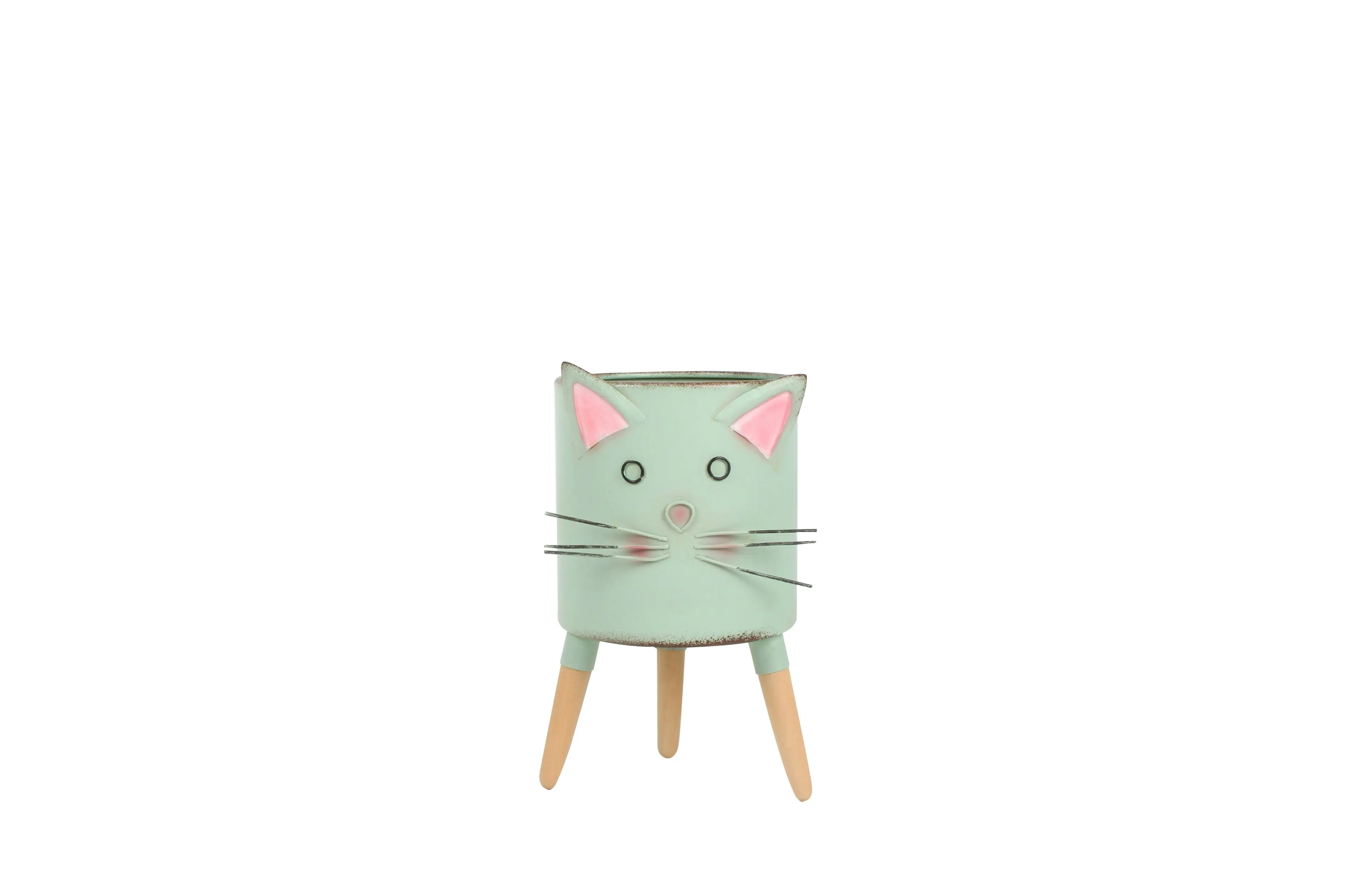 Kitty Metal Planter Stand 15 x 15 x 23cm