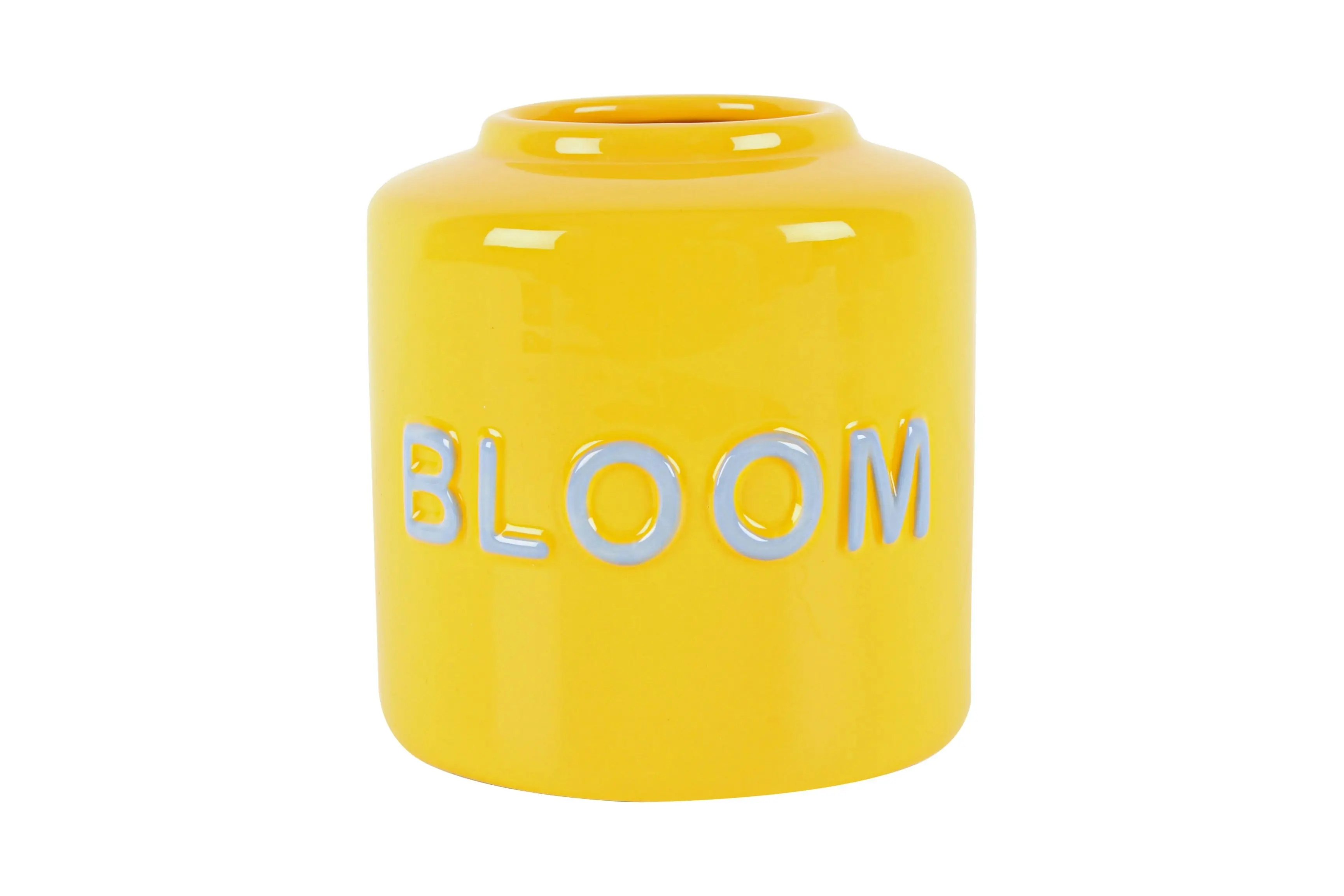 Bloom Ceramic Pot Vase No Hole 13 x 13 x 13 cm