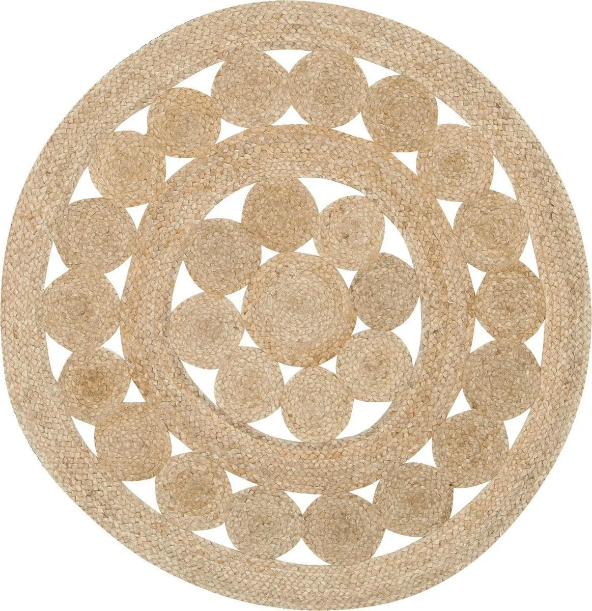 Karakorum Jute Round Rug 150cm