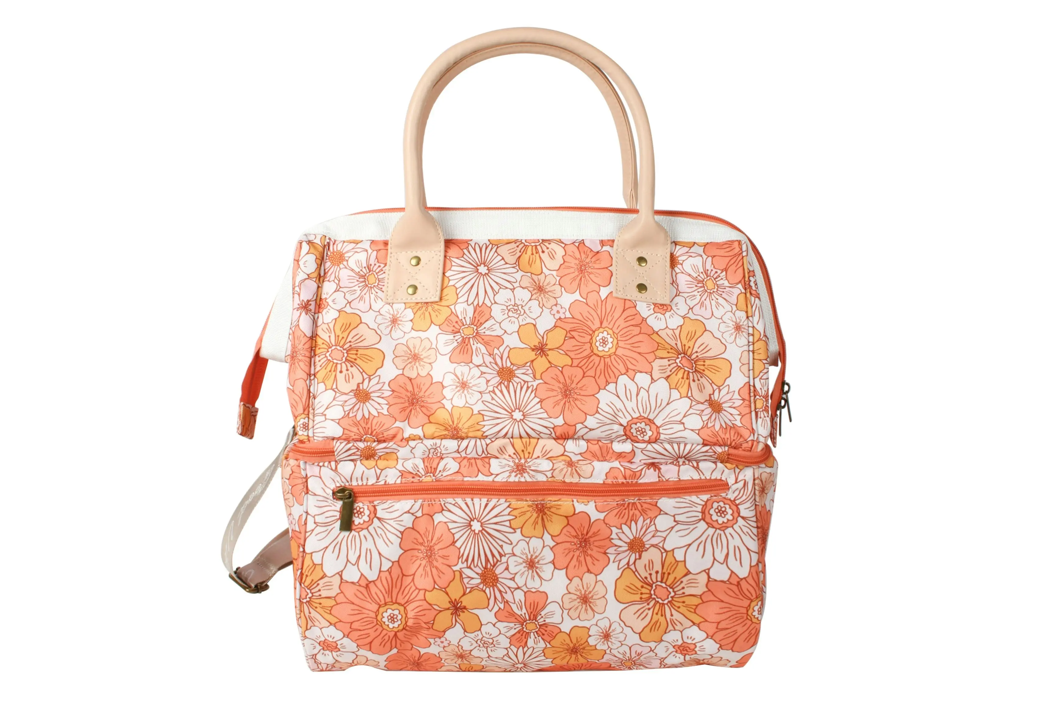 Premium Insulated Picnic Cooler Bag - Hippie Daisies