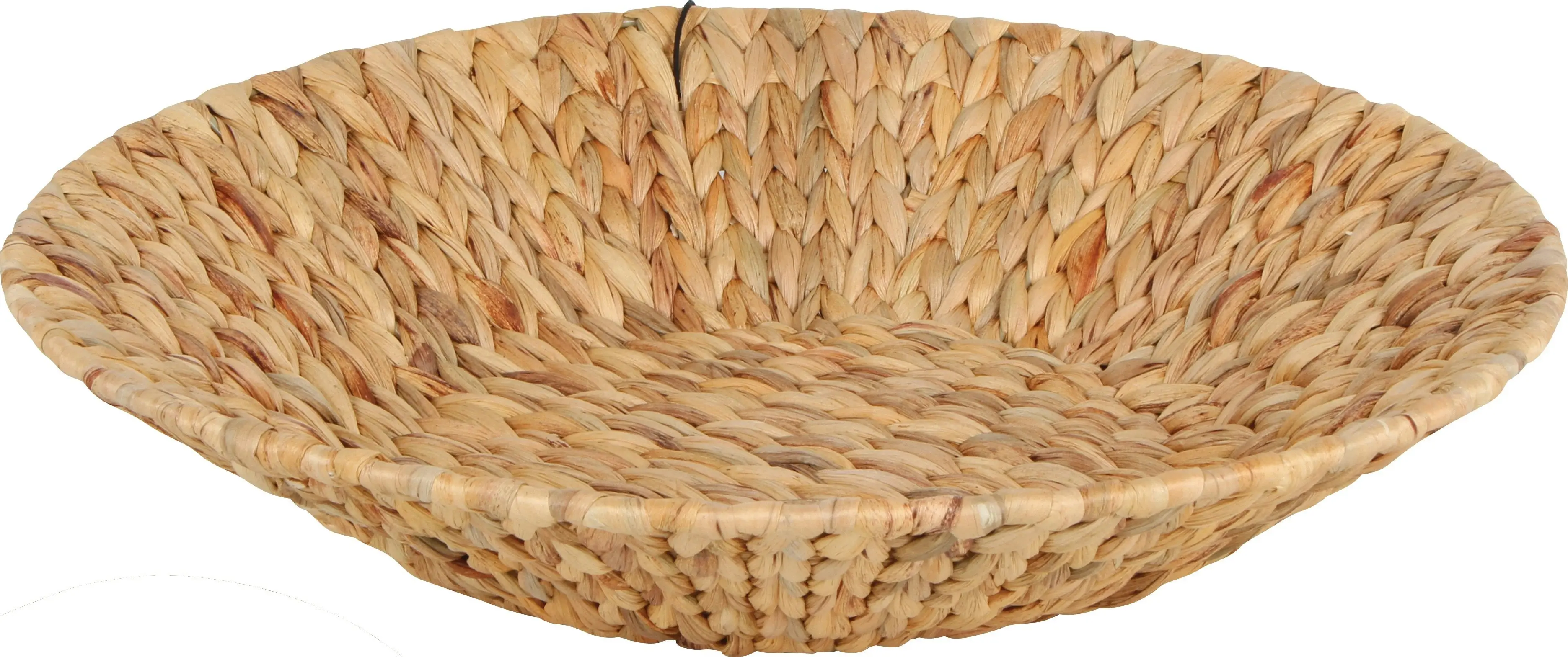 Hyace Round Hyacinth And Wire Basket