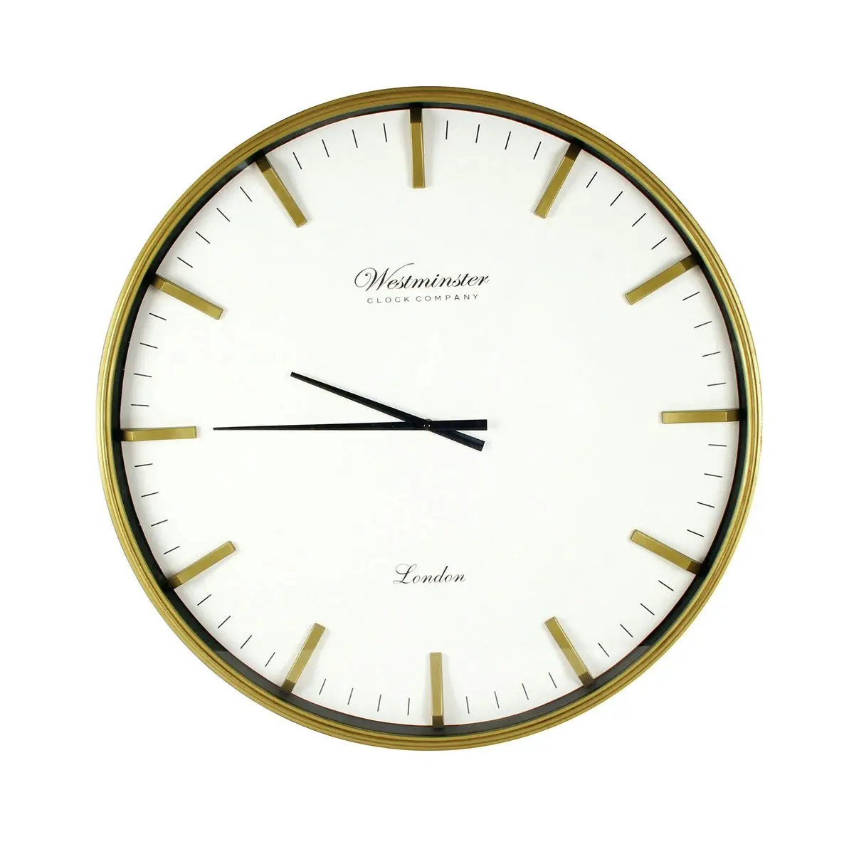 Iesha Silent Wall Clock Gold