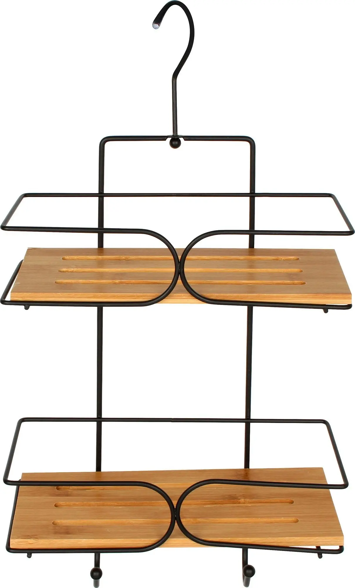 Bamboo Shower Caddy Matte Black