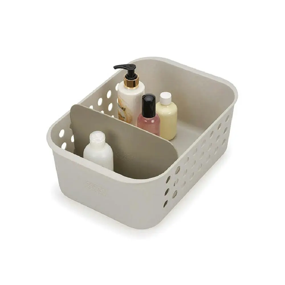 Joseph & Joseph EasyStore 35cm Storage Basket Home Bath Organiser Large Ecru