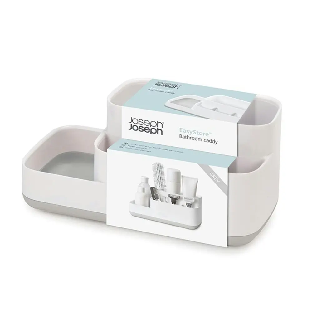 Joseph Joseph Easystore Bathroom Caddy Sink Toiletries Storage Organiser Grey