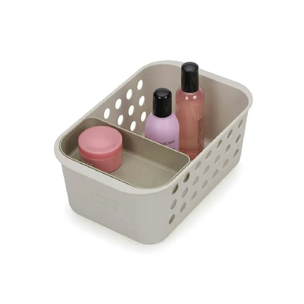 Joseph & Joseph EasyStore 28cm Storage Basket Small Home/Bathroom Organiser Ecru