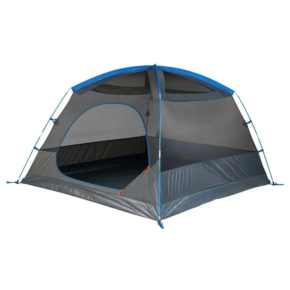 Quest 300cm 3-Person Camping Dome Tent w/ Carry Bag Outdoor Hiking Black/Blue