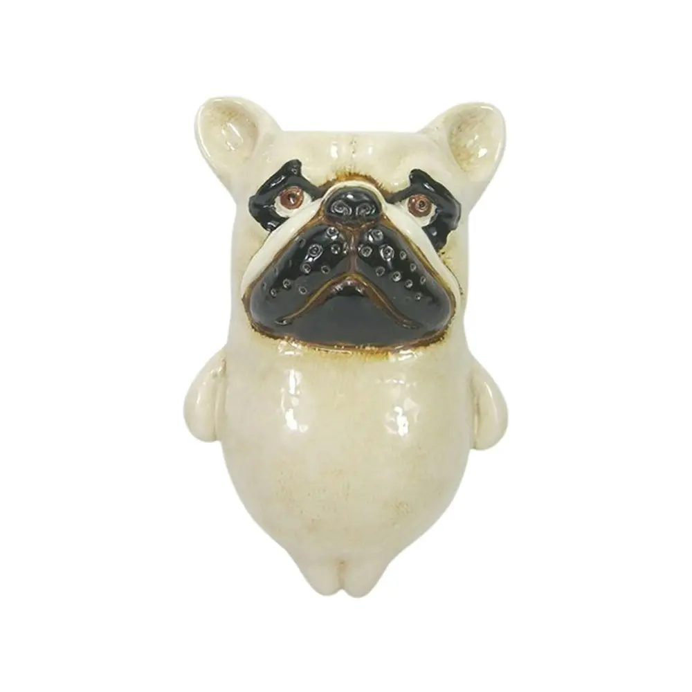 Urban Products 25cm Ceramic Bulldog Hanging Planter Home Decor - White