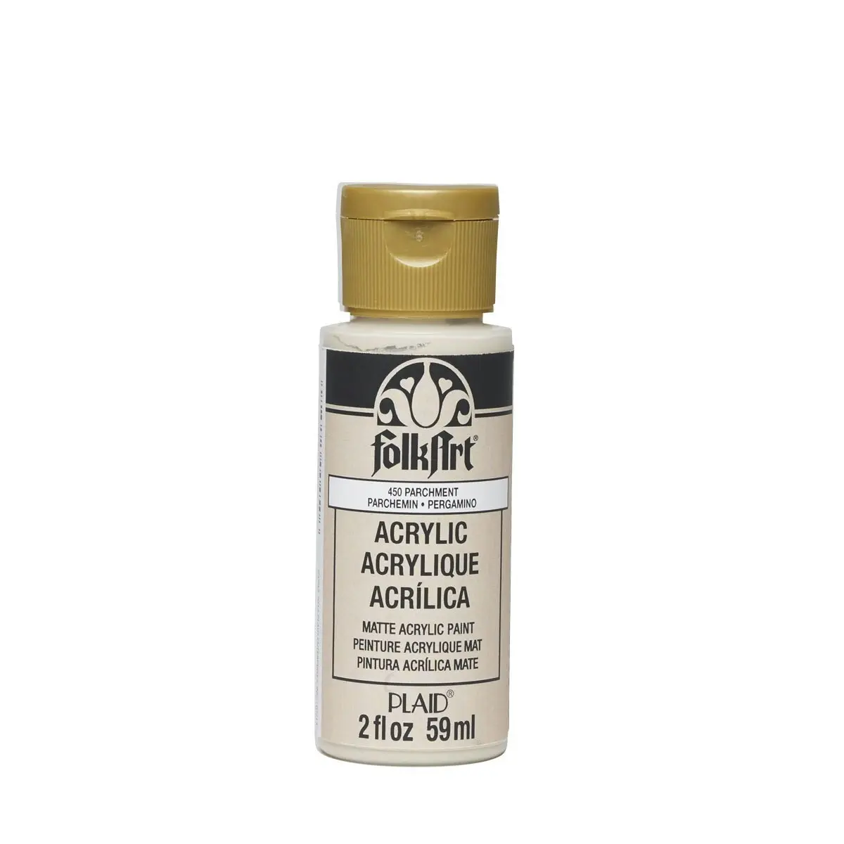 Plaid FolkArt Premium 59ml Water-Based Parchment Acrylic Art Paint Matt Finish