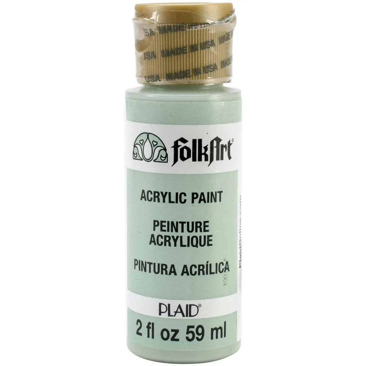 Plaid FolkArt Premium 59ml Water-Based Green Sea Acrylic Art Paint Matt Finish