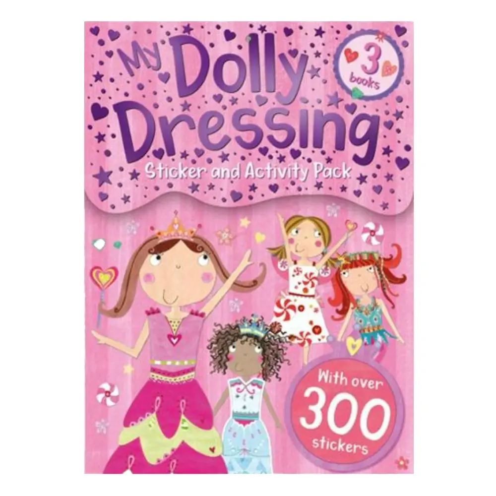 Bookoli Sticker And Activity Pack Dolly Dressing Kids/Children Fun Learning Kit