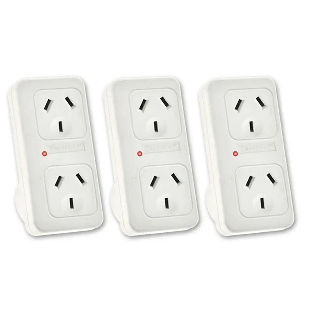 6x Sansai Vertical Powerpoint Double Surge Protector Adaptor/Outlet Spliter/AU