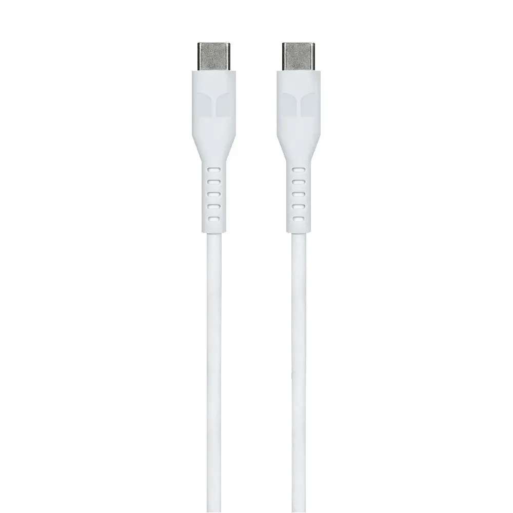 Monster TPE 1.2M USB-C to USB-C Phone Charging/Sync Power/Data Cable White