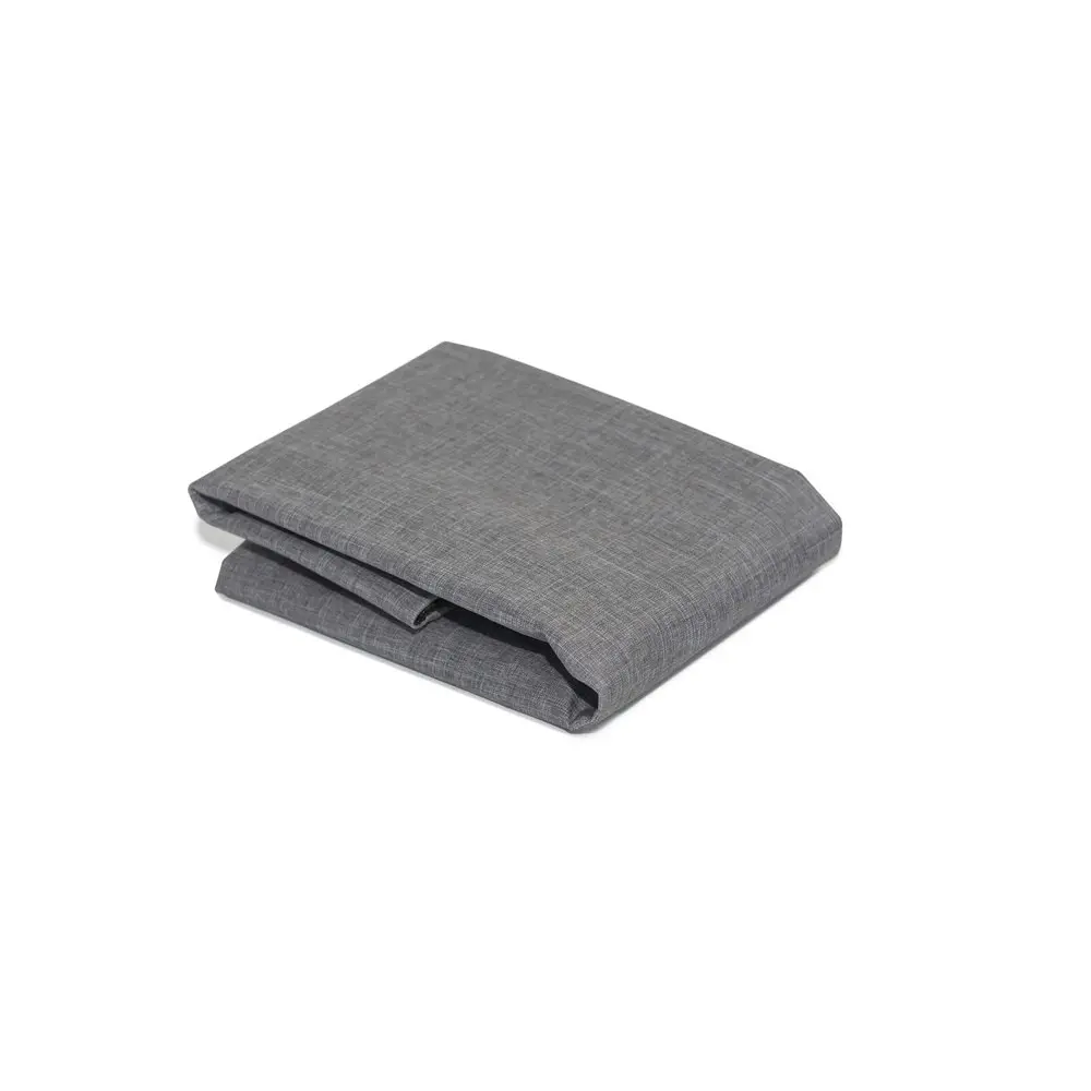 Superior Pet Essentials Twilled Canvas Mid Grey Raised Dog Bed Cover Medium