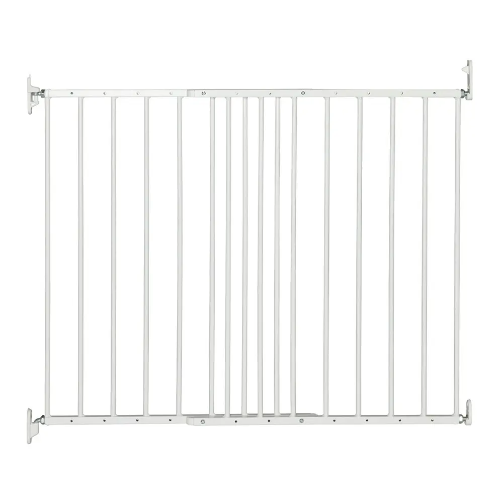 DogSpace Lucky Metal Safety Barrier/Gate Adjustable 72.5x106.8cm Dog/Pet White