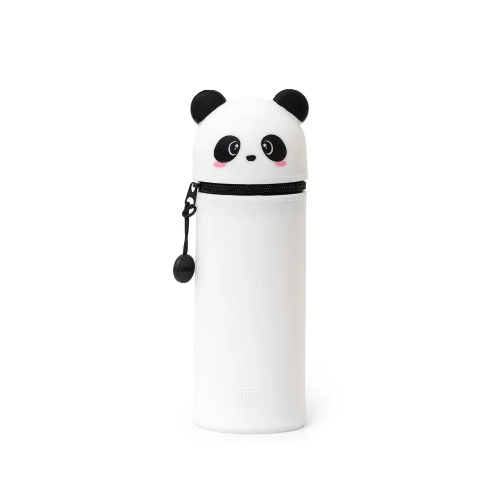 Legami Kawaii 2-in-1 Soft Silicone Pencil Case Ballpen/Pen Stationery Panda