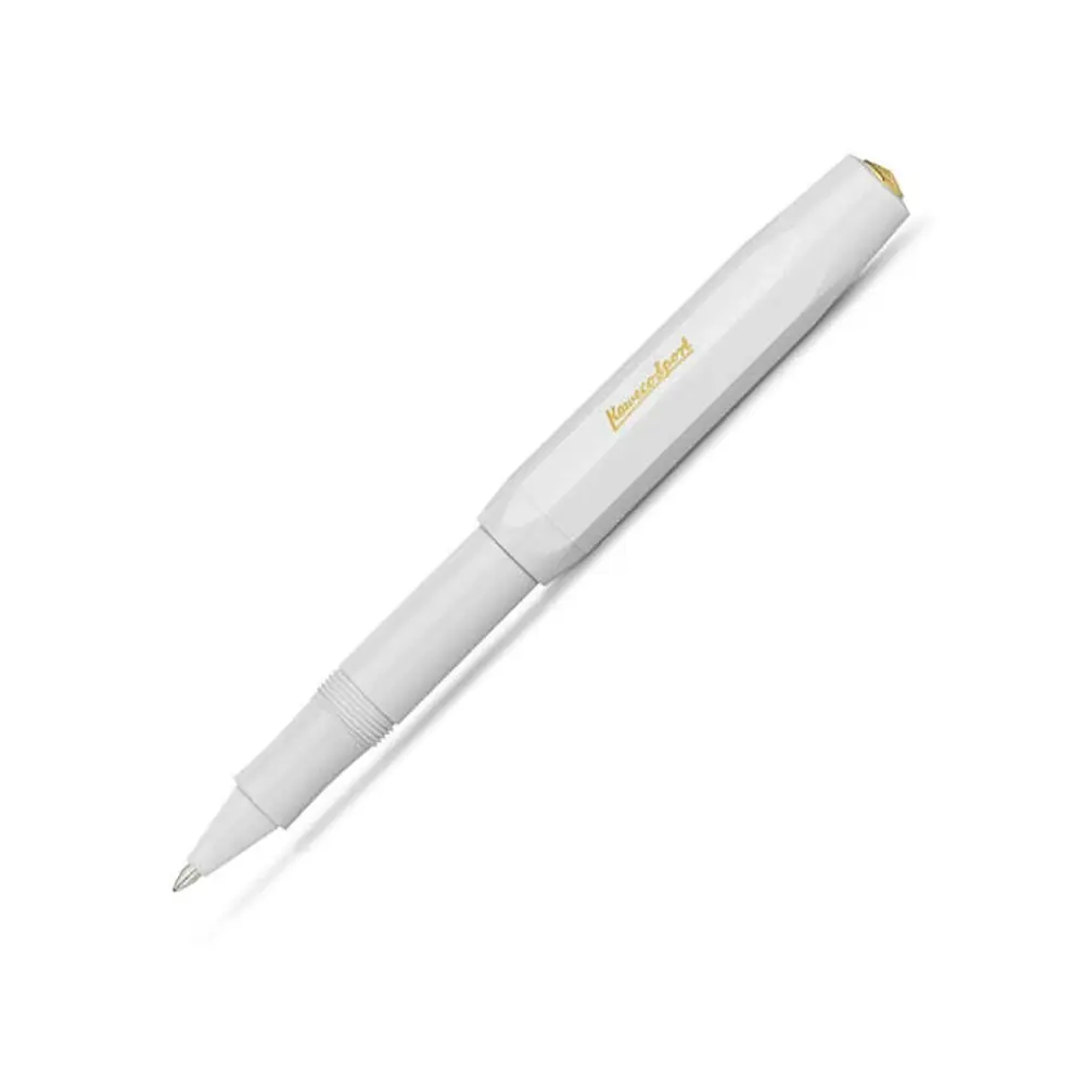 Kaweco Classic Sport Plastic Rollerball Pen Writing Stationery Medium Nib White