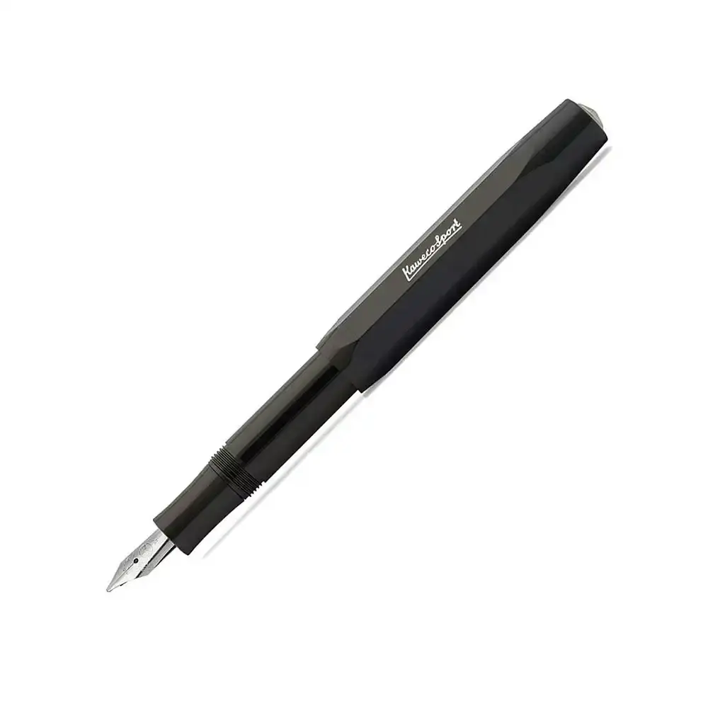 Kaweco Plastic Calligraphy Fountain Pen Writing Office Stationery 1.1mm Nib BLK