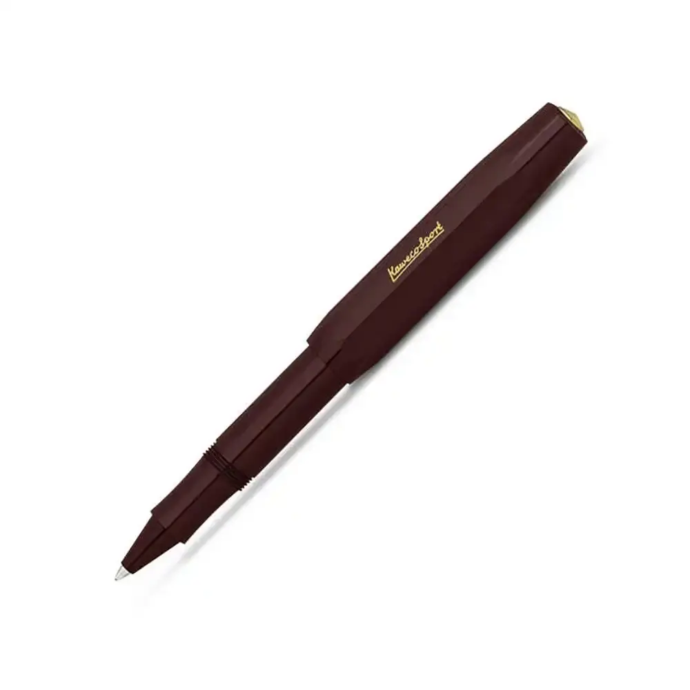 Kaweco Classic Sport Plastic Rollerball Pen Writing Stationery Med Nib Bordeaux