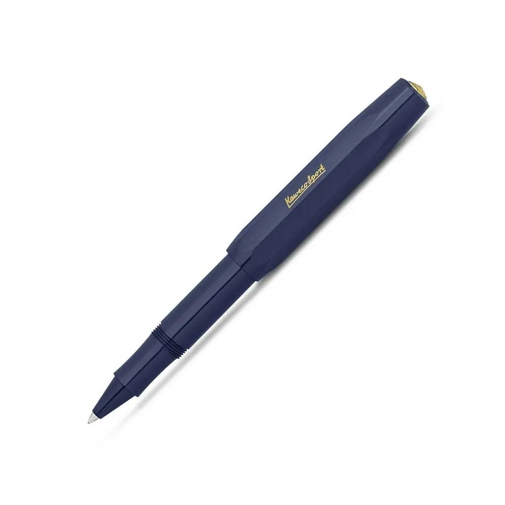 Kaweco Classic Sport Plastic Rollerball Pen Writing Stationery Medium Nib Navy