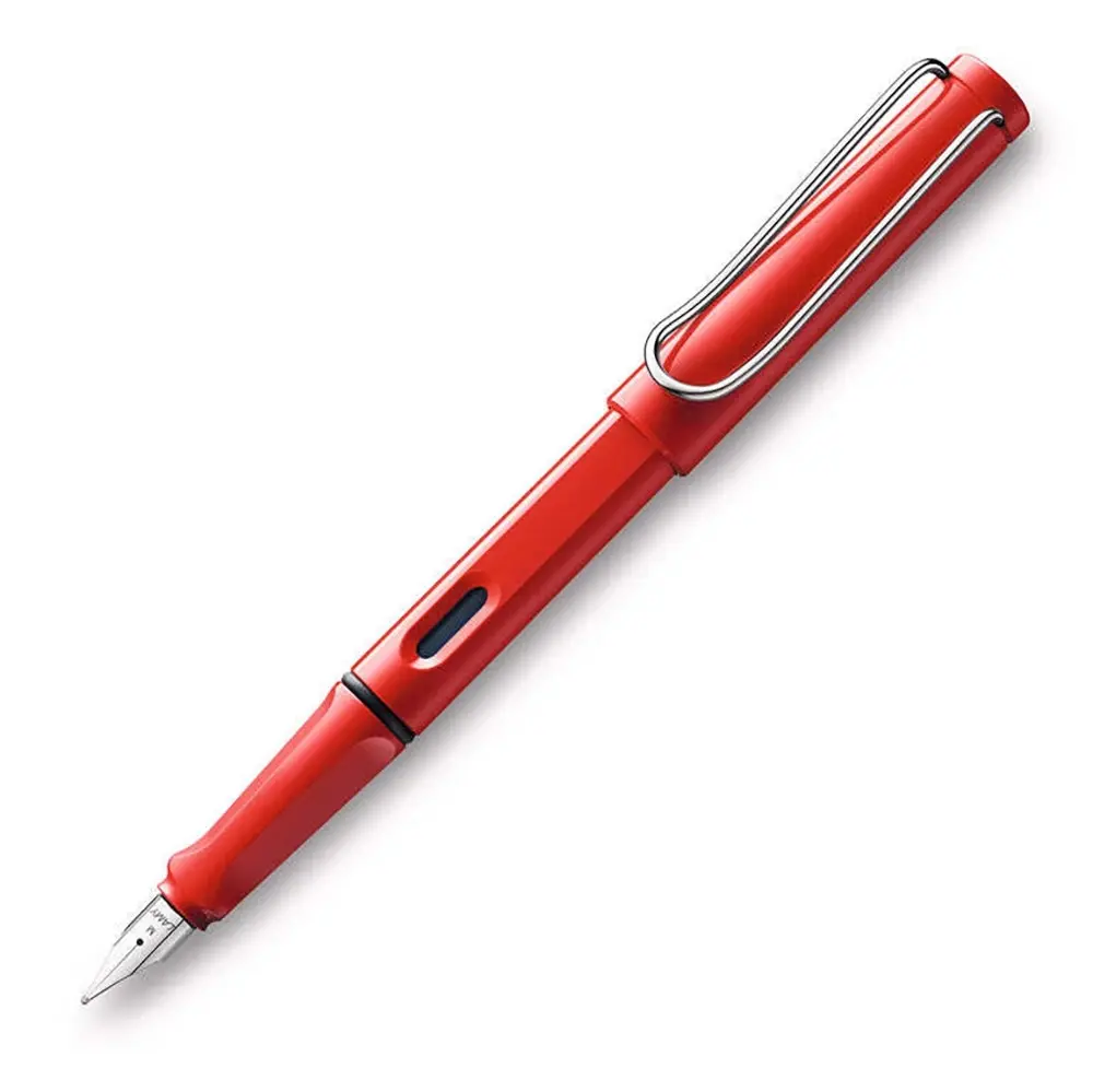 Lamy Safari Fountain Pen Fine Nib Tip Plastic Office/School Sign/Writing Red