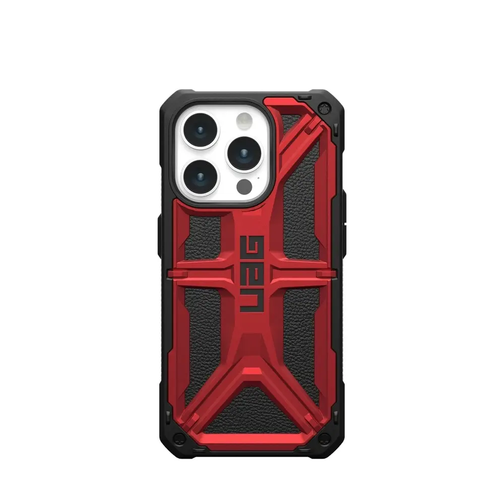 Urban Armour Gear Monarch  Phone Case Mobile Cover For iPhone 15 Pro Crimson