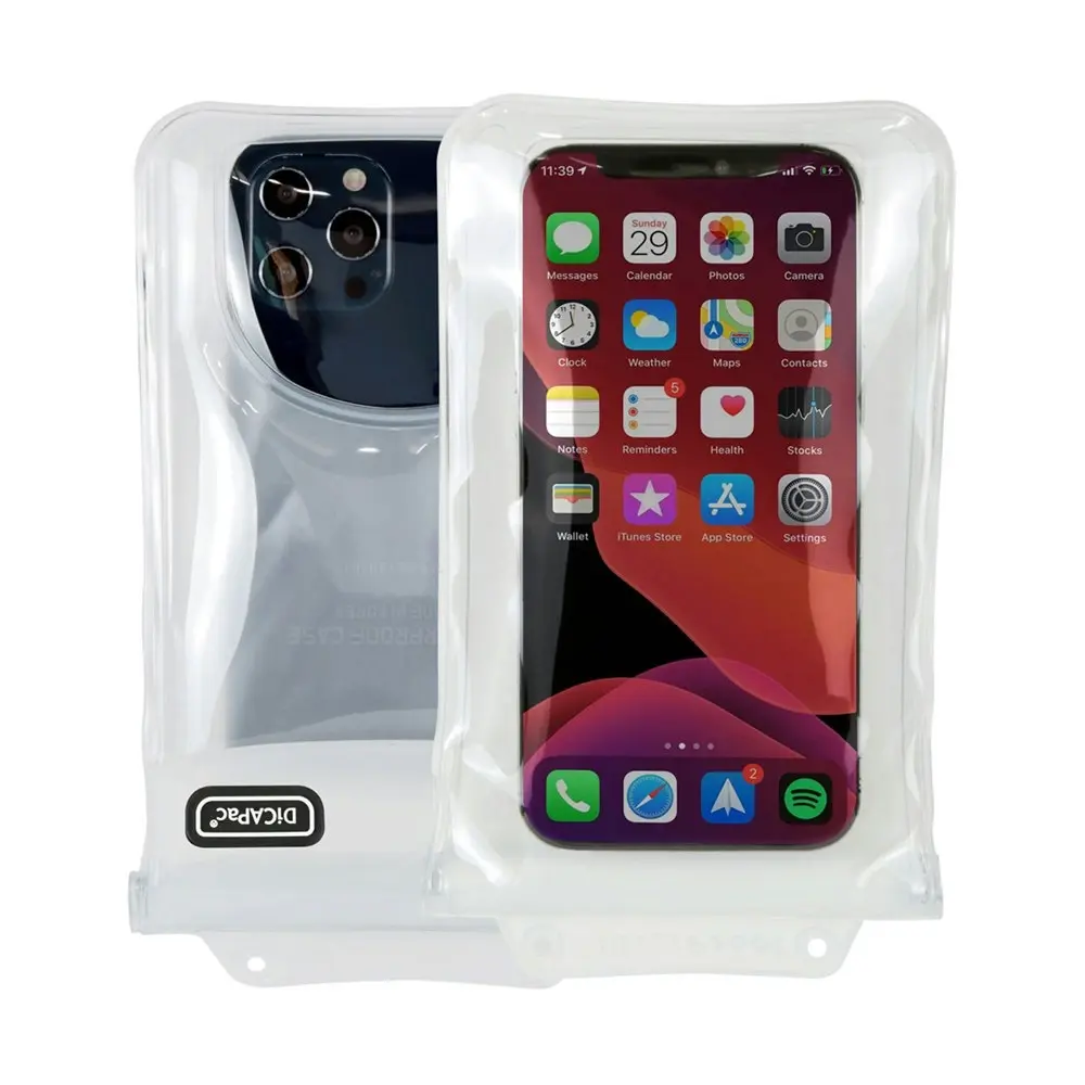 Dicapac Floating IP68 Waterproof Phone Case/Water Resistant Dry Bag/Pouch White