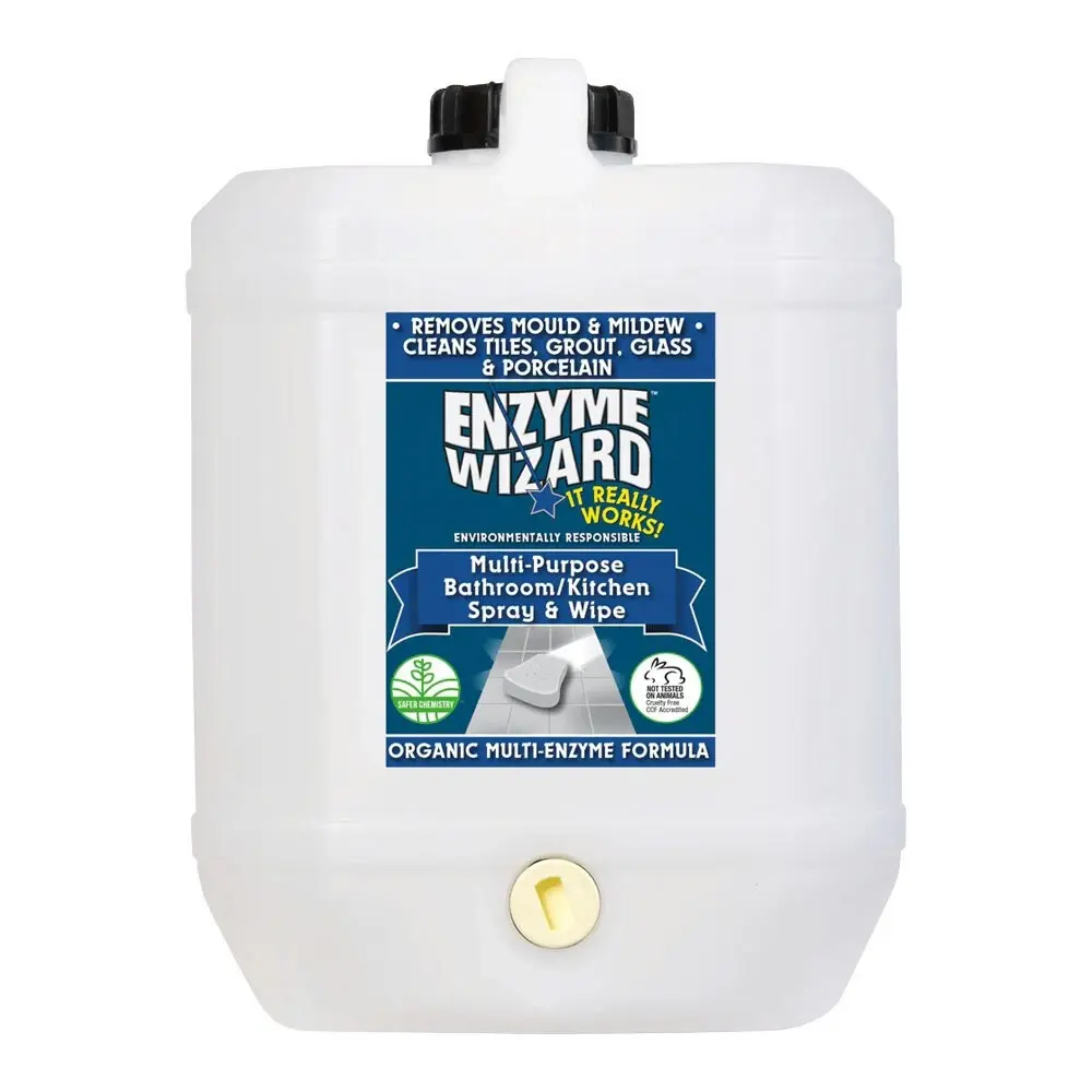 Enzyme Wizard Multi-Purpose Bathroom/Kitchen Surface Liquid Spray Refill 10L