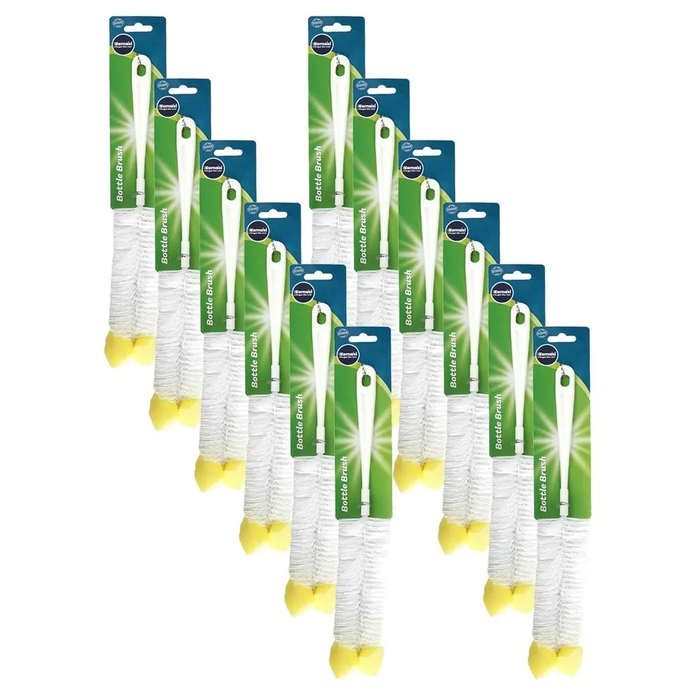 12x kemasi Multipurpose Durable Bottle Brush Kitchen Bathroom Kitchen Cleaning