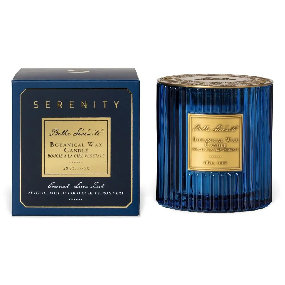 Serenity Belle Serenite 283g Soy Wax Scented Candle Fragrance Coconut Lime Zest