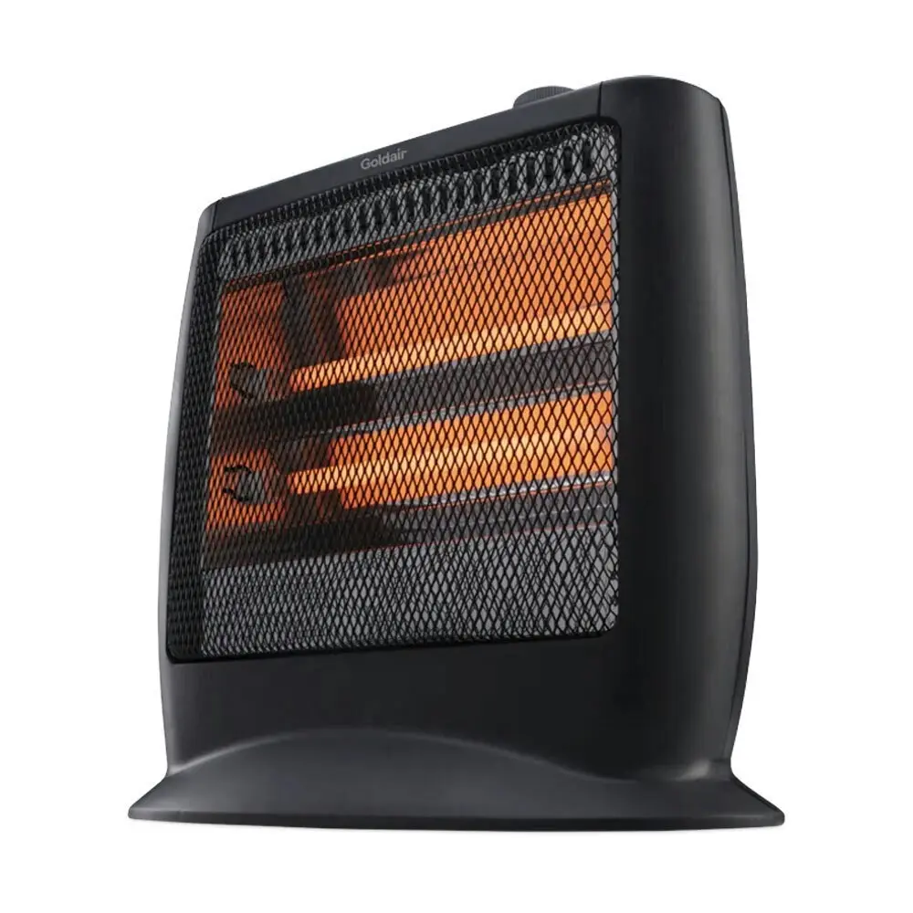 Goldair 35cm Select 2 Bar 800W Radiant Heater Home/Room/Lounge Heating Charcoal