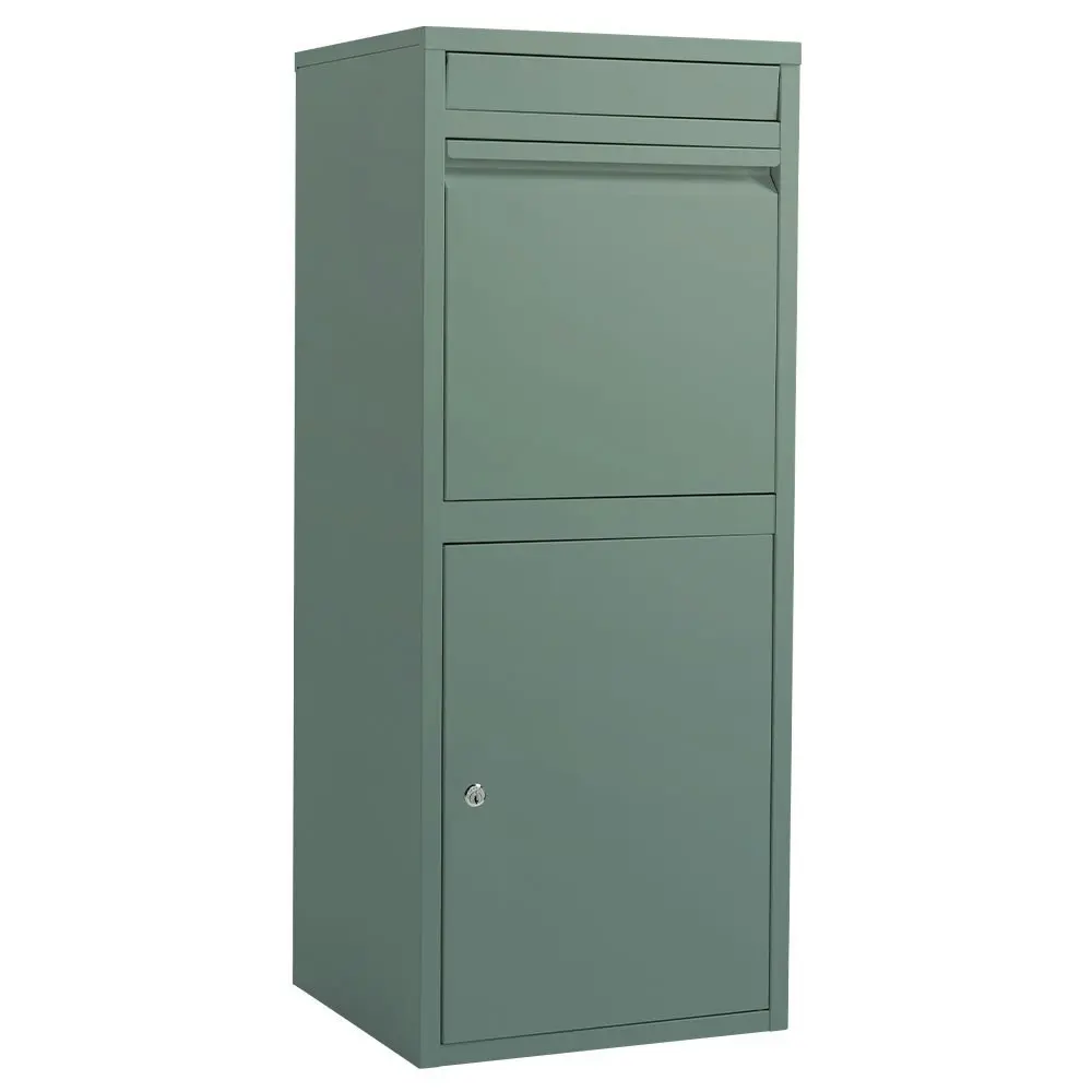 Fortia Freestanding Parcel Post Letterbox, Letter Slot, Cottage Green