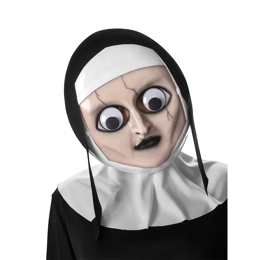 Warner Bros The Nun Googly Eyes Mask Halloween Horror Party Adult Unisex Costume