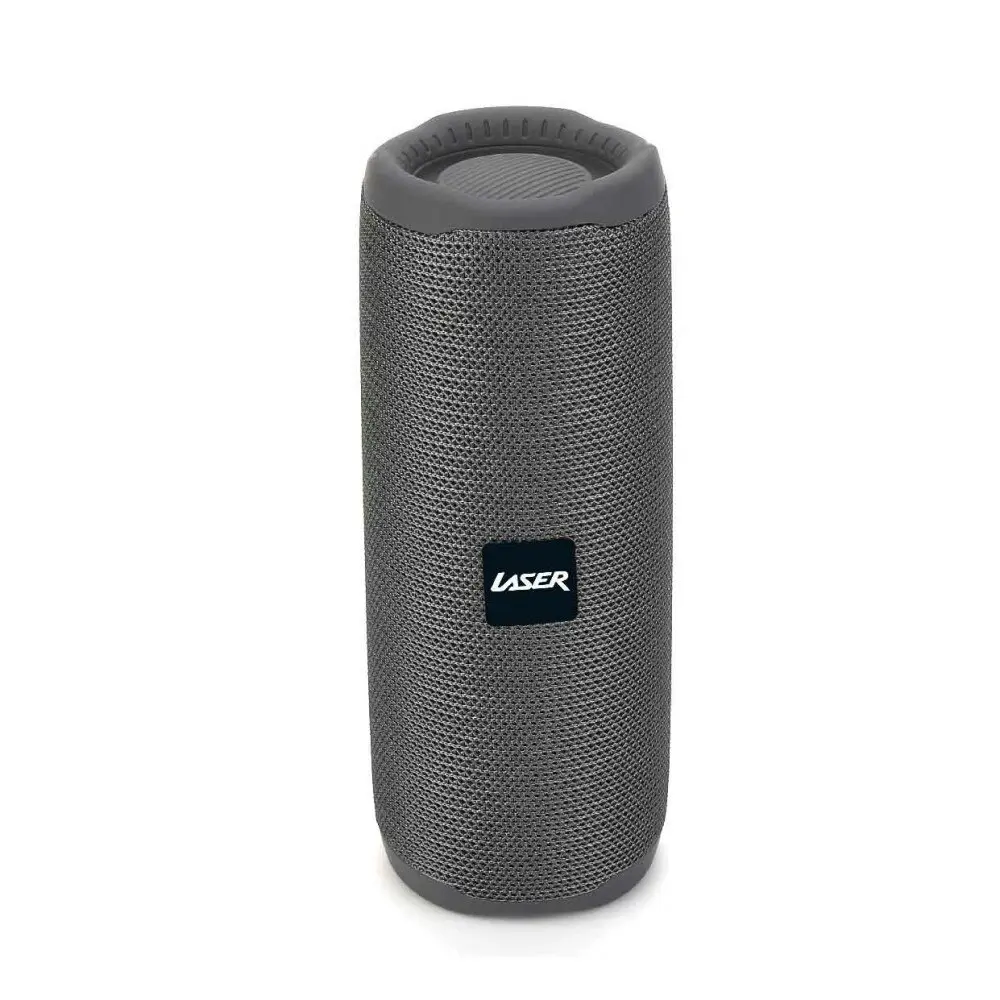 Laser Portable Fabric Wireless Bluetooth/Aux Speaker Audio/Music TWS Lite Grey