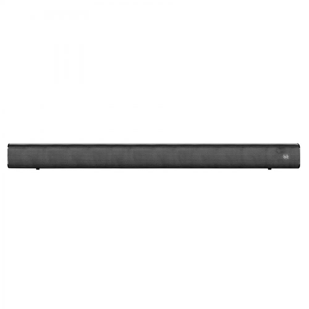 Laser Wireless Bluetooth Stereo Soundbar Speaker w/ Remote Control Black 80cm