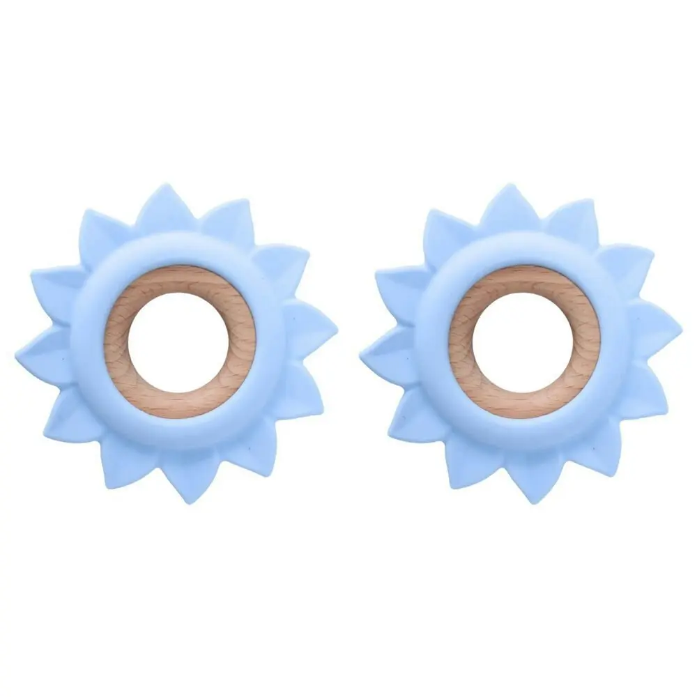 2x Koala Dream Silicone Kids/Childrens Soothing Teether Sunny Cloud Blue 4M+