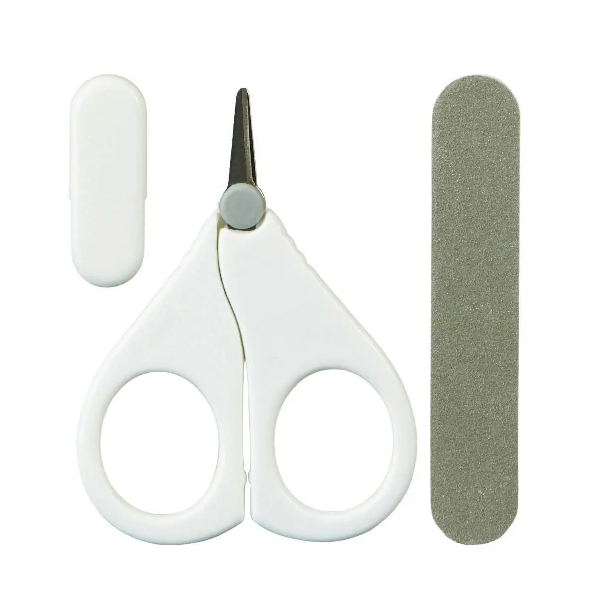 Mininor Baby/Infant Nail Scissor/Safety Cap/File Trimming/Grooming Care Set