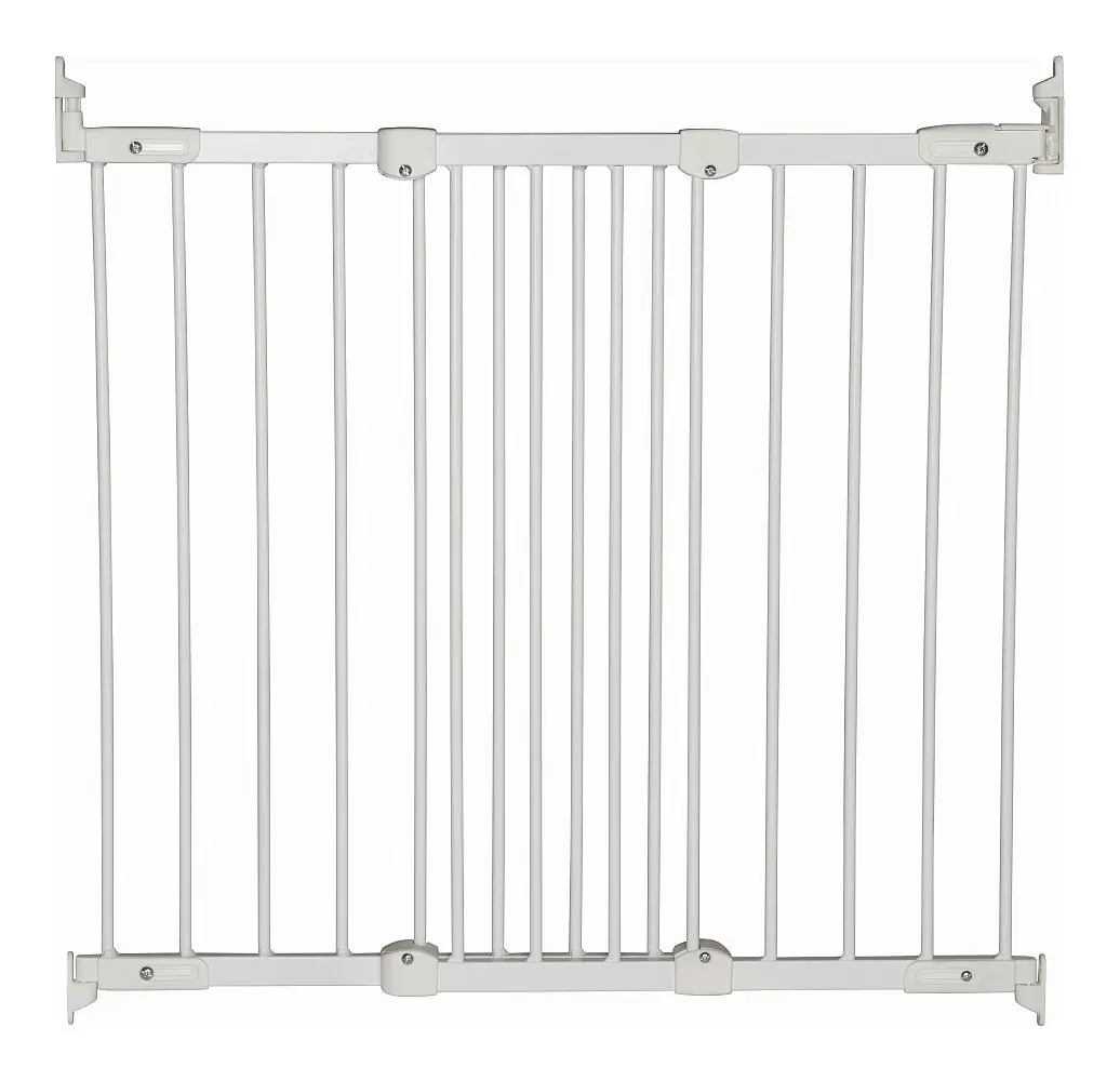 BabyDan Flexi Fit Baby Safety Gate Adjustable Barrier Protection Fence White