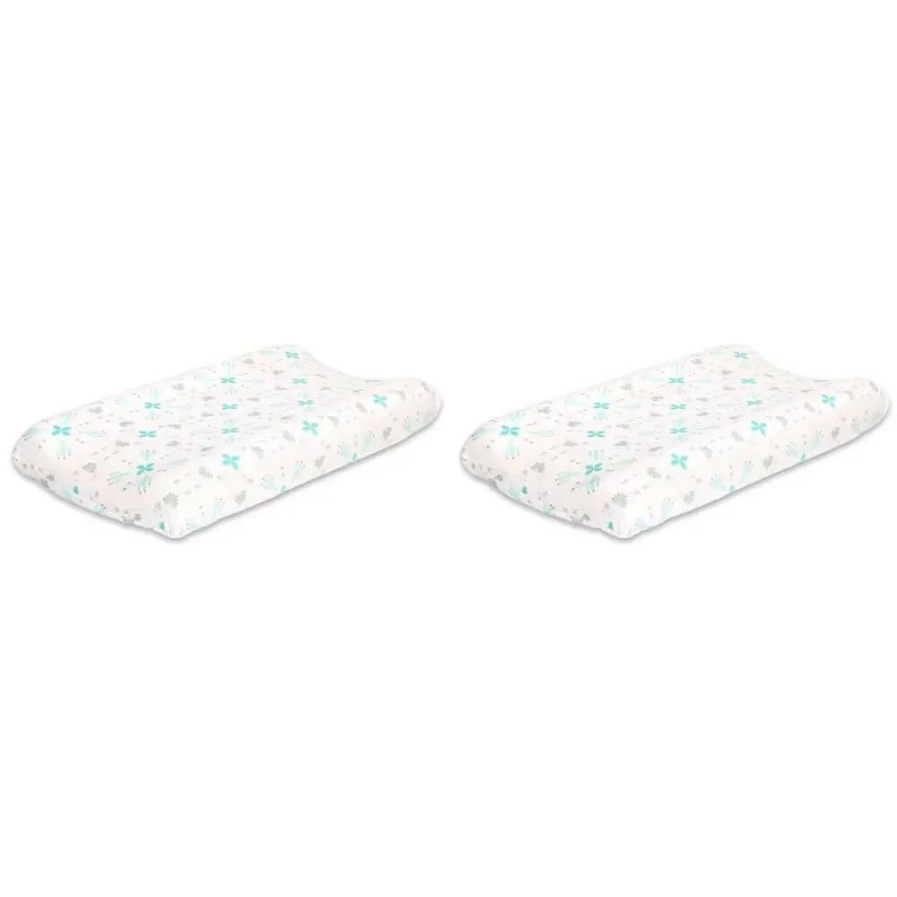 2x The Peanutshell Little Llama Diaper Change Pad Cover Sleeve Protector 81x40cm