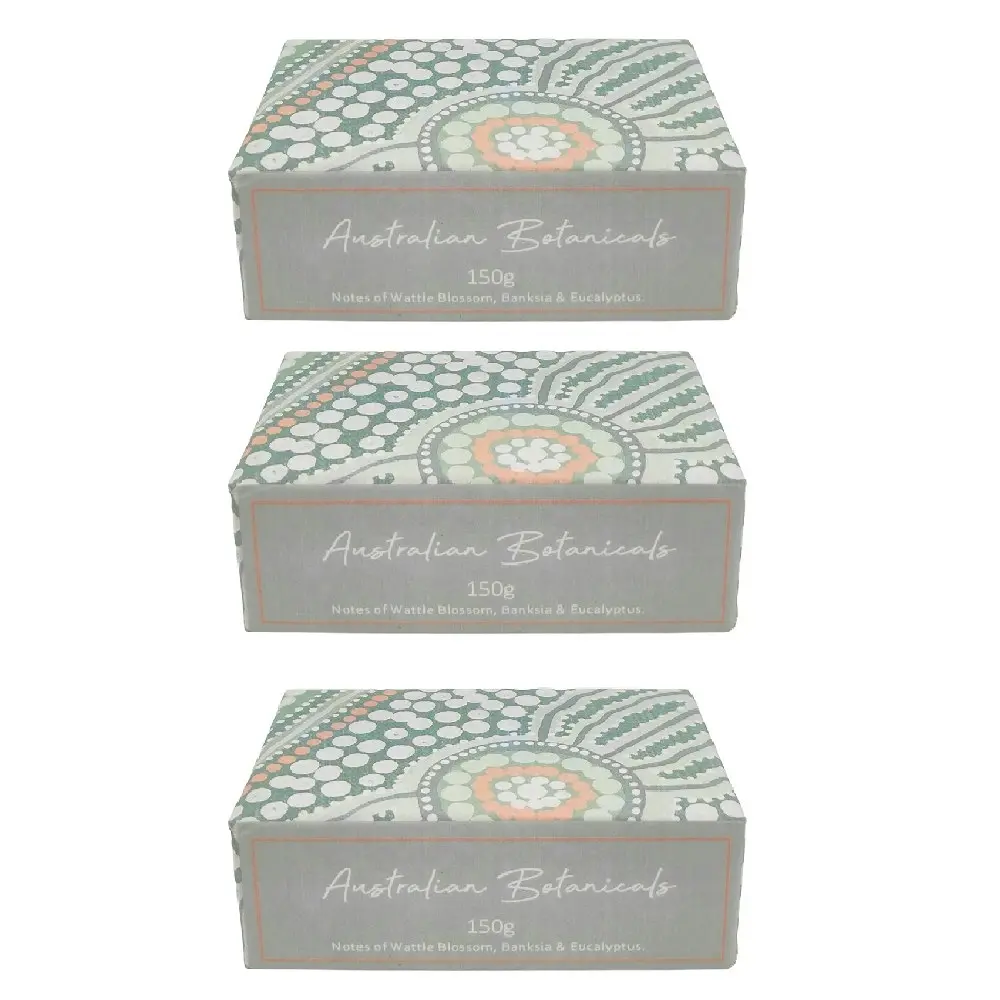 3x Urban Australian Botanical Emma Stenhouse Journey 150g Bar Soap Body Care GRN