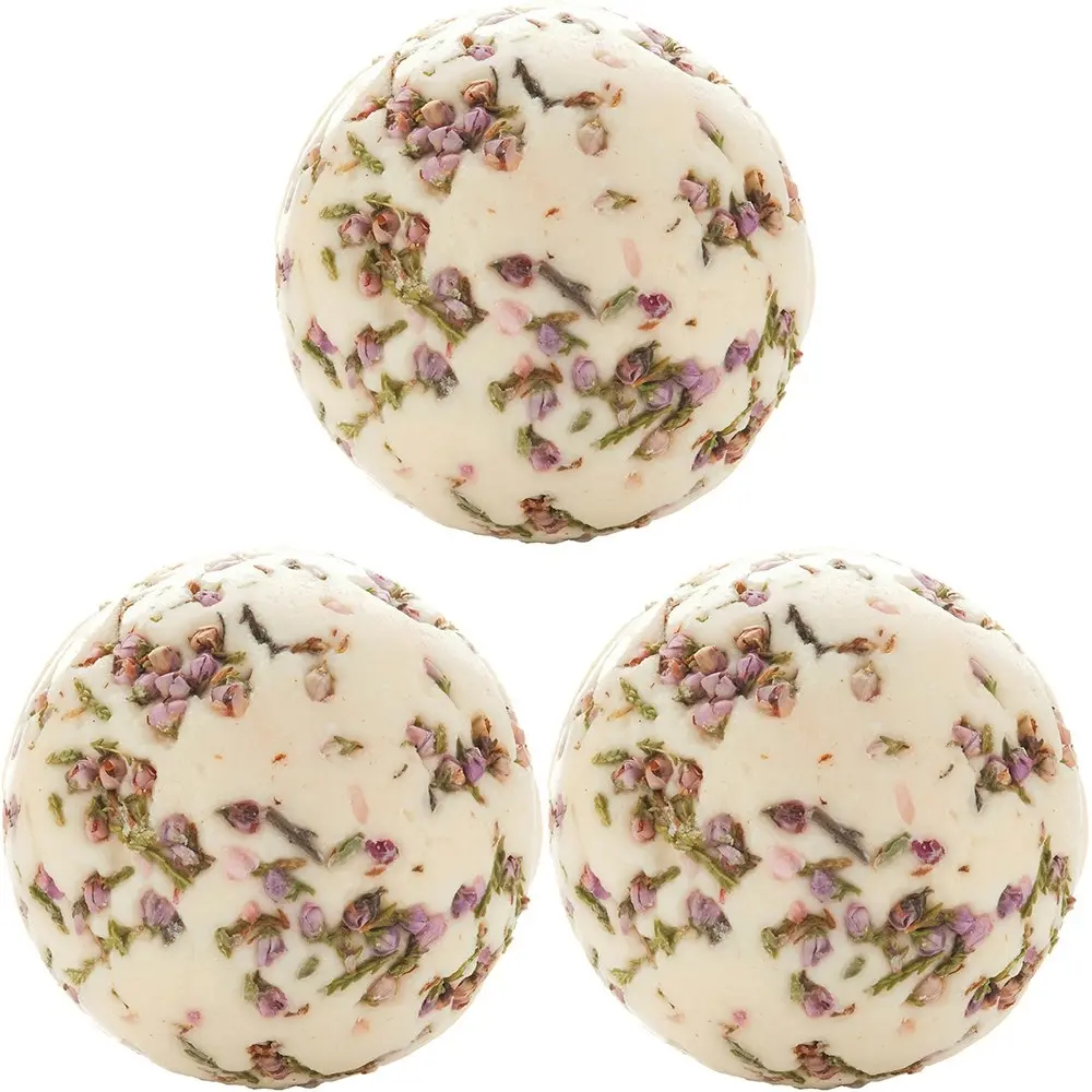 3PK Bomb Cosmetic Jasmine & Cotton Bath Bomb Creamer Body Skin Fragrance Fizzy